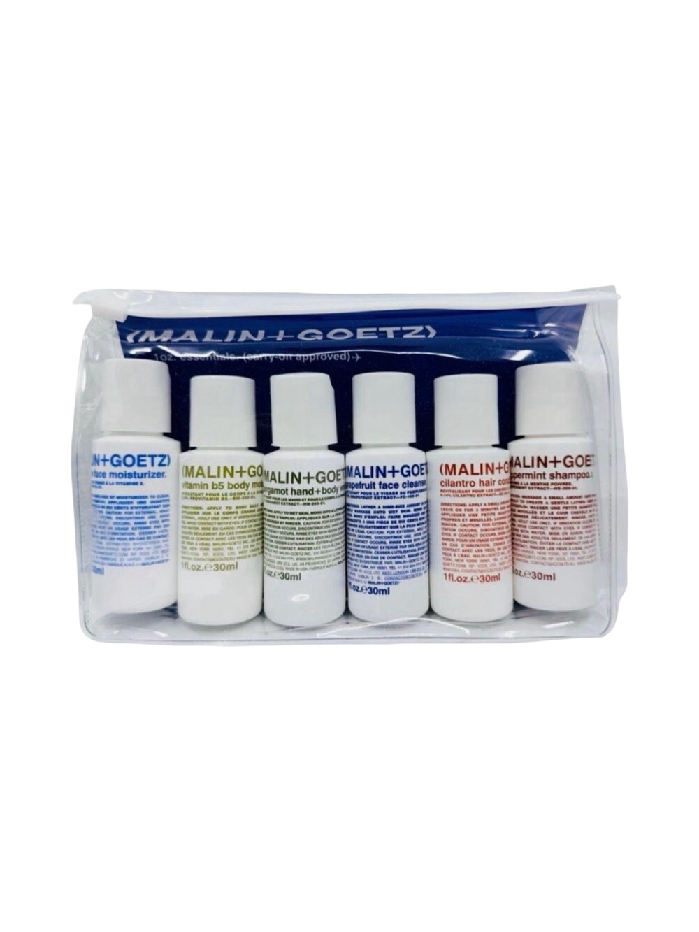 MALIN + GOETZ Essentials Skin Care Set - 6 Products - 1 oz / 30 ml x 6